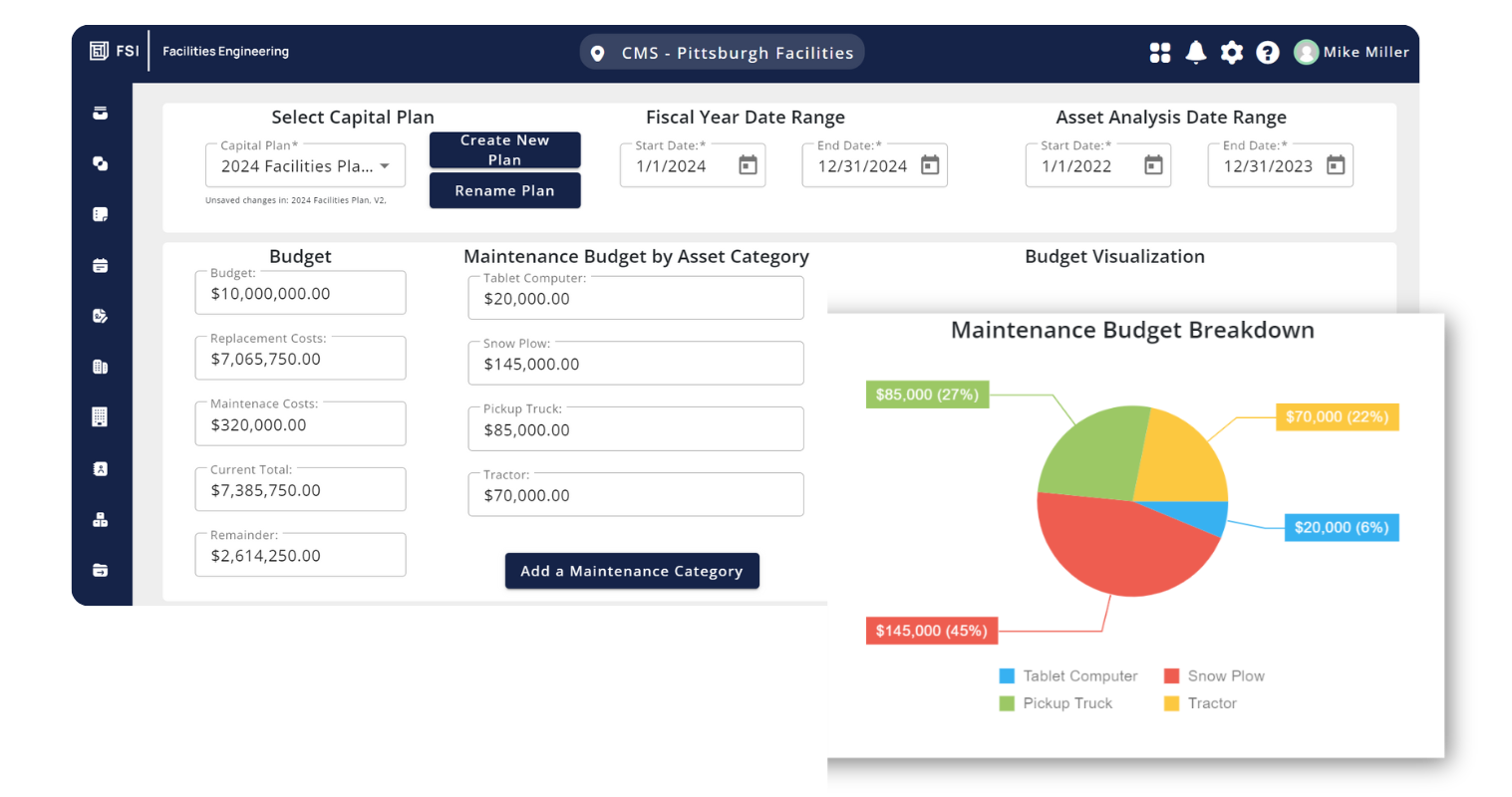 Capital Planning with Data at Your Fingertips
