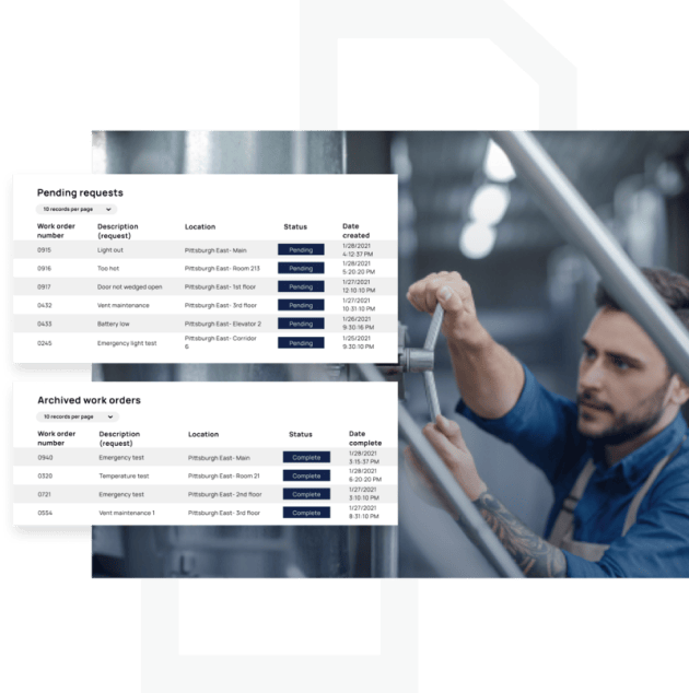 pending requests dashboard with man working on manufactoring machinery pending requests dashboard with man working on manufactoring machinery